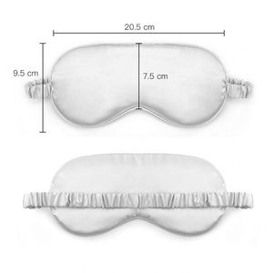 Custom Wholesales Customizing Logo Satin Mask Travel Adjustable Silk <b>Sleep</b> Eye Shade - Product Image 3