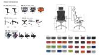 BIFMA certifié 4D accoudoir réglable ordinateur pivotant patron exécutif inclinable bureau chaise ergonomique en maille avec appui-tête