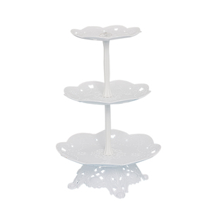 Tempat Kue Bertingkat, Penyangga Cupcake, Tempat Buah, Nampan Sajian Logam untuk Pesta Pernikahan, Ulang Tahun, Festival, Peralatan Kue - Product Image 2