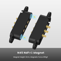 Post Hole 12V 2A mâle et femelle batterie de charge 3Pin connecteurs magnétiques à broches Pogo