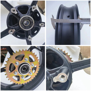 Vith nhanh shipnents xe máy bánh xe phụ kiện 17 "x4.0 Đĩa Phanh Xe Máy bánh xe trung tâm - Product Image 6