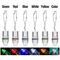 5 couleurs étanche 11cm leurre de pêche lumière goutte profonde poisson sous-marin attirant leurre coloré Flash LED appât lampe outils de pêche