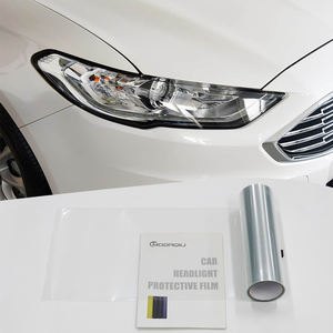 Hochwertige Auto-Lampen-Tönungsfolie Transparente PVC-Folie 3,5 Mil Auto Motorrad Scheinwerfer Farbwechsel-Tönungsfolie 0,3*15m - Product Image 1