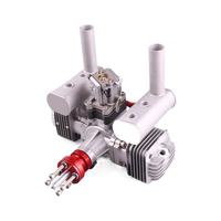 Avion modèle RC à moteur essence RCGF 70cc T bicylindre, télécommandé, à aile fixe, alimenté à l'essence