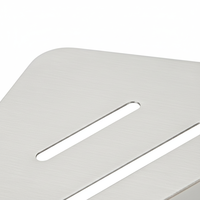 Étagère de salle de bain triangulaire moderne en acier inoxydable 304, écologique, étanche, petite étagère d'angle pour salle de douche, utilisation hôtelière