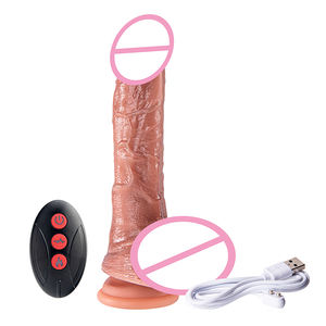 गर्म बिक्री यथार्थवादी सक्शन कप डिल्डो रिमोट थ्रस्टिंग सिलिकॉन वयस्क खेल - Product Image 1