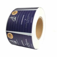 Autocollant en vinyle adhésif best-seller pour bouteilles d'eau en plastique et verres à vin, résistant à l'alcool et aux intempéries