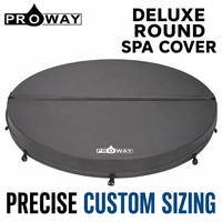 Cubierta de piscina plegable impermeable con aislamiento de espuma ESP, hecha a medida, para exteriores