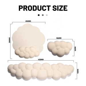 Reposamuñecas Ergonómico para Teclado y Alfombrilla de Ratón en Forma de Nube de Cuero, Mouse Pad para Gaming, Tapete de Escritorio de Velocidad para PC, Personalizado para Jugadores para Oficina y Hogar - Product Image 6