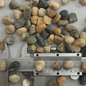 Màu trắng tự nhiên kết hợp màu đen Cobble sỏi đá được sử dụng như vườn công viên trang trí cảnh quan đá - Product Image 3