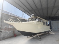 30ft/9m de profondeur V coque en aluminium soudé meilleurs bateaux de plongée avec cabine rigide à vendre