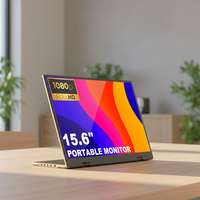 Moniteur portable OEM Plug & Play 15,6 pouces 16:9 FHD IPS sans écran tactile 72% sRGB Série Business 2 haut-parleurs Compatible Type C