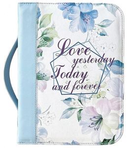 Échantillon gratuit : Sac de transport pour Bible en nylon PU, motif floral, étui de protection tendance pour la Bible - Product Image 1