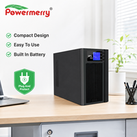 Onduleur monophasé en ligne 2kVA 1.8kW 220Vac 50Hz pour salle serveur, équipement réseau, bureau et projets de secours d'alimentation informatique européens
