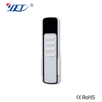 Nouvelle télécommande universelle multi-boutons YET2183 433 MHz (pile incluse) prend en charge le code d'apprentissage 1527