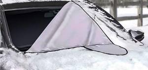 Invierno ventana cubierta de <span class=keywords><strong>hielo</strong></span> de vidrio <span class=keywords><strong>parabrisas</strong></span> del coche cubierta de nieve - Product Image 4