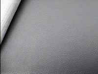 Tissu PVC personnalisé, divers motifs grain de litchi, cuir synthétique artificiel, prix abordable, pour chaises, canapés, chaussures, revêtements de pieds et de voitures