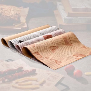 Tùy chỉnh dầu bằng chứng Deli tờ giấy sáp giấy gói thực phẩm dùng một lần không thấm mỡ giấy - Product Image 6