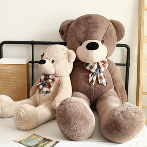 <span class=keywords><strong>100</strong></span>/120/140/160/180厘米巨型OEM大泰迪熊定制毛绒动物华伦天奴毛绒玩具情人节礼物 - Product Image 3