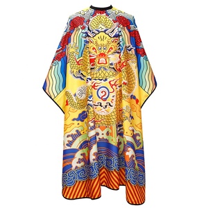 <span class=keywords><strong>Capes</strong></span> de barbier antistatiques professionnelles de coupe de cheveux de FYD avec <span class=keywords><strong>le</strong></span> chinois <span class=keywords><strong>le</strong></span> dragon et la Cape de motif de phénix - Product Image 1