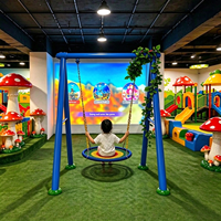 Balançoire interactive intelligente commerciale avec effets de projection, images HD pour centre de jeux intérieur, centres commerciaux, parc d'attractions