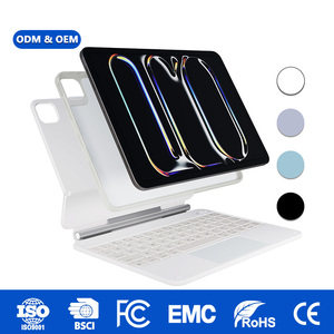Funda con Teclado Magnético Delgado con Trackpad de Precisión para iPad de 10.9 Pulgadas, 64 Teclas, Carcasa Protectora Desmontable, ODM OEM - Product Image 1