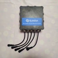 Kits de télécommande radio proportionnelle SUNOVI Factory 2025 avec 4 joysticks pour grue à flèche 12V/24V