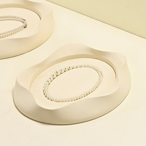 Fanxi sang trọng màu Hồng Trang sức hiển thị khay sợi nhỏ trang sức vòng cổ vòng đeo tay bông tai vòng hiển thị khay - Product Image 2