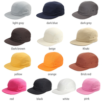 Fabrieksprijs 5 Panel Sport Baseball Cap Zwart Skateboarden Originele Kamp Verstelbare Hoed Voor Mannen En Vrouwen