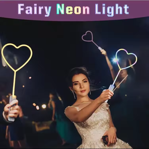 Tongkat ajaib Led Neon untuk pesta pernikahan, putri, bintang peri gaun ajaib dengan tongkat bintang, kostum peri - Product Image 6