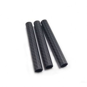 3K Matte Black Carbon <b>Felt</b> Tubes Assortment 5mm <b>Thickness</b> High Strength for Industrial Supports Drone Frame DIY Builds - Product Image 5