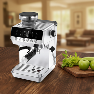 Équipement à <span class=keywords><strong>café</strong></span> avec double filtre, poignée en aluminium, contrôle intelligent de la température, protection contre la surchauffe et la surpression - Product Image 2