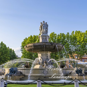 Grande fontaine en pierre pour l'extérieur Sculpture d'un animal Lion Statue et sculpture de figures en marbre Fontaines <span class=keywords><strong>Aix</strong></span> Provence France - Product Image 1