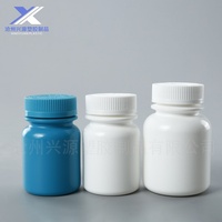 Échantillon gratuit, flacon de pilules en plastique HDPE écologique de 175 ml et 225 ml, flacon de vitamines et de médicaments