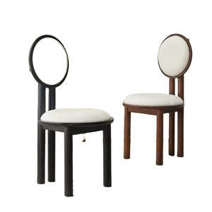 Silla <span class=keywords><strong>de</strong></span> Comedor <span class=keywords><strong>de</strong></span> Madera Ecológica <span class=keywords><strong>de</strong></span> Estilo Antiguo con Tapicería <span class=keywords><strong>de</strong></span> Lana <span class=keywords><strong>de</strong></span> <span class=keywords><strong>Cordero</strong></span> Blanca, Diseño <span class=keywords><strong>de</strong></span> Color Personalizable para Comedores Domésticos - Product Image 2