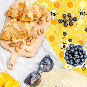 <span class=keywords><strong>Precio</strong></span> <span class=keywords><strong>de</strong></span> fábrica Summer Bee Wax Yellow Honeycomb Deli Paper Tissue Sandwich Wrap Paper Papel impermeable a prueba <span class=keywords><strong>de</strong></span> aceite - Product Image 5