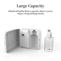 Diffuseur d'huiles essentielles commercial grande surface 800 ml, humidificateur, purificateur d'air, contrôlé par application, électrique, mural, pour hôtel et maison