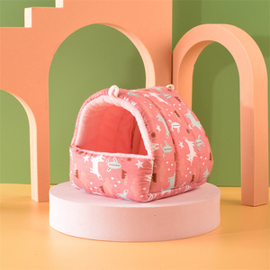 Maisonnette suspendue en coton écologique et tendance pour petits animaux : chiens, <span class=keywords><strong>hamsters</strong></span>, cochons d'Inde, rats, chinchillas et autres. - Product Image 5