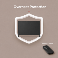 CE ODM Protection contre la surchauffe Thermostat réglable Télécommande infrarouge Plafonnier Portable Efficace 700W Classe Énergétique Électrique