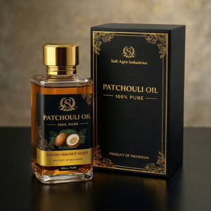 Huile Essentielle de Patchouli Biologique Naturelle Pure, Feuilles Séchées, Extrait Botanique, Sulawesi Tenggara, Parfum, Cosmétiques, Unisexe - Product Image 1