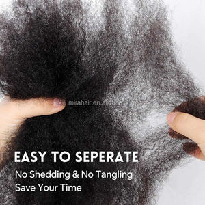 All'ingrosso <span class=keywords><strong>capelli</strong></span> ricci crespi <span class=keywords><strong>capelli</strong></span> umani alla rinfusa 30g 50g <span class=keywords><strong>capelli</strong></span> naturali palla africani stili di <span class=keywords><strong>capelli</strong></span> per Micro torsione trecce e Locs in magazzino - Product Image 2