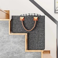 Sac fourre-tout en feutre transfrontalier en forme de L, sac à main en tissu grande capacité, panier de rangement pour escalier