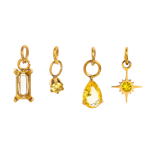 Đá Tự Nhiên Birthstone Quyến Rũ Mặt Dây Chuyền Thép Không Gỉ Đa-Màu Mạ Hình Dạng Ngôi Sao Unisex Quà Tặng Đồ Trang Sức - Product Image 3