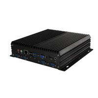 Ddr4 6com 2lan 6usb J1900 industrial mini pc sin ventilador i5-6200u 2 * RS232/422/485 4g controlador inteligente
