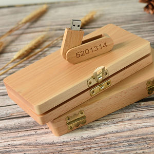 Memoria USB Personalizada de Madera, <span class=keywords><strong>Pendrive</strong></span> de 8GB 16GB 32GB 64GB 128GB USB2.0 con Logotipo Personalizado, Regalo de Boda - Product Image 5
