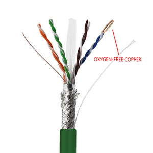 Câble Ethernet de haute qualité à double blindage de catégorie <span class=keywords><strong>6</strong></span> UTP <span class=keywords><strong>FTP</strong></span> 100m avec gaine en PVC pour l'utilisation du transport de communications de véhicule - Product Image 6