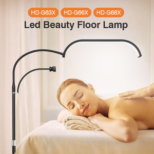 Lampada da Terra Moderna a LED 36W con Ruote per Estensione Ciglia, Colla, Cura della Pelle, Tatuaggi, Trucco e Illuminazione Estetica - Product Image 2