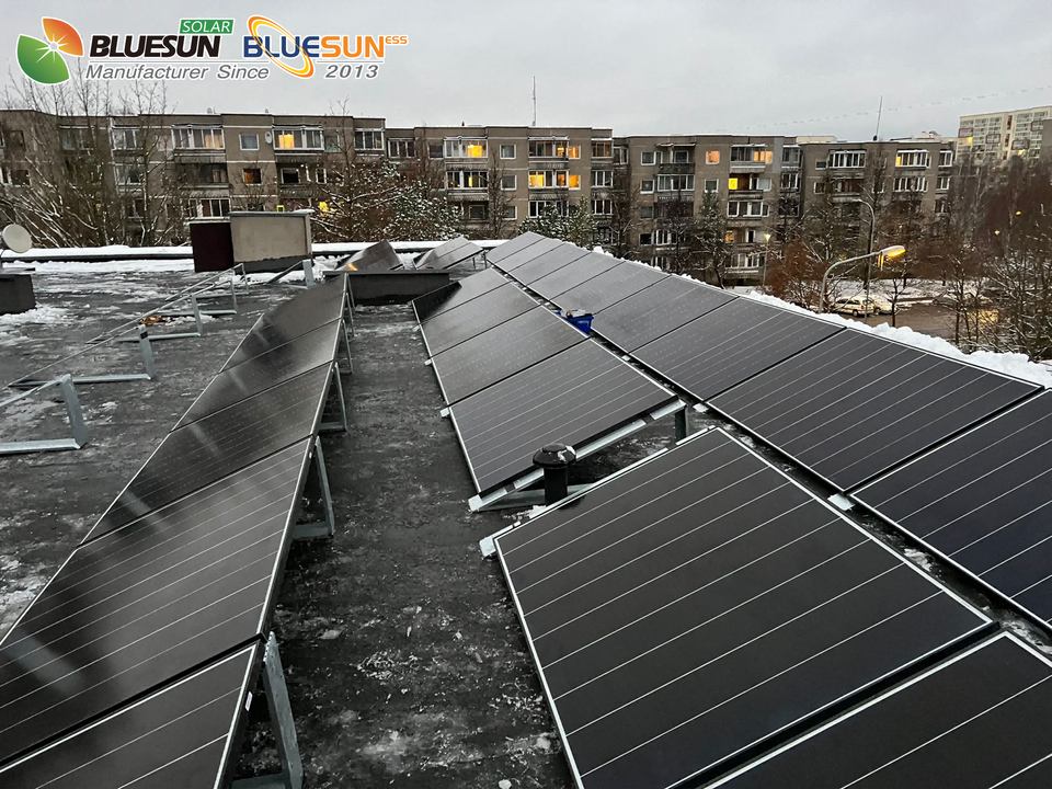 Bluesun Solar Panels Bifacial Monocrystalline Solar Panel Shingled ...