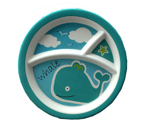 Produits écologiques 2024 <span class=keywords><strong>assiette</strong></span> grenouille en <span class=keywords><strong>bambou</strong></span> pour enfants avec 3 compartiments - Product Image 5