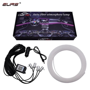 Allume-cigare USB DC câble rvb <span class=keywords><strong>voiture</strong></span> Fiber optique atmosphère lampes App/télécommande Auto intérieur lumière ambiante <span class=keywords><strong>lampe</strong></span> - Product Image 1